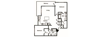 B2 Floor Plan at Stadium Walk By Windsor, Georgia