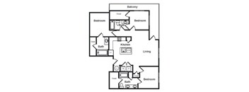 C1 Floor Plan at Stadium Walk By Windsor, Georgia, 30339