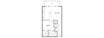 A0 Floor Plan at Stadium Walk By Windsor, Atlanta, GA