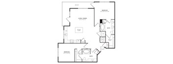 B2 Floor Plan at Stadium Walk By Windsor, Atlanta