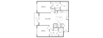 B3 Floor Plan at Stadium Walk By Windsor, Atlanta