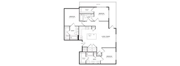 C1 Floor Plan at Stadium Walk By Windsor, Atlanta