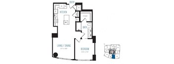 A12 Floor Plan at Stratus Seattle, WA