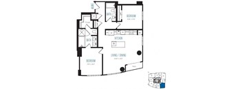 B5 Floor Plan at Stratus Seattle, WA