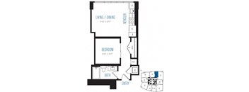 O9 Floor Plan at Stratus Seattle, WA