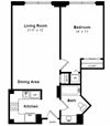 Sutton floor plan Sutton floor plan at Windsor at Mariners, 100 Tower Dr., Edgewater