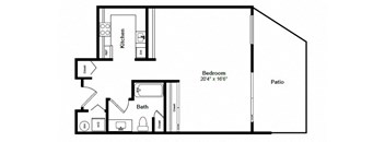 Antigua 2d Floor Plan at Tera Apartments Kirkland, WA