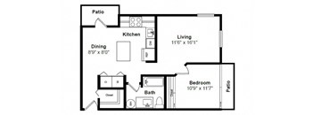 Grenada Floor Plan at Tera Apartments Kirkland, WA