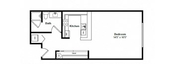 Havana 2d Floor Plan at Tera Apartments Kirkland, WA