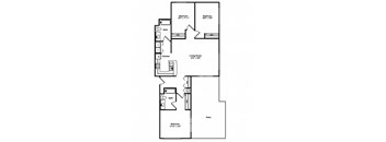 Key West Floor Plan at Tera Apartments Kirkland, WA