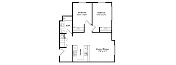 San Miguel Floor Plan at Tera Apartments Kirkland, WA