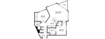 St Croix Floor Plan at Tera Apartments Kirkland, WA