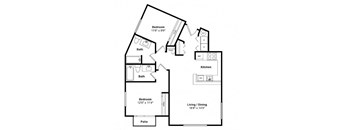 St Lucia Floor Plan at Tera Apartments Kirkland, WA