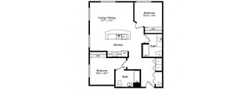 St. Martin 2d Floor Plant at Tera Apartments Kirkland, WA