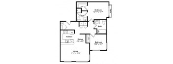 St Vincent Floor Plan at Tera Apartments Kirkland, WA