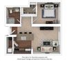 1x1_30_595sf 1x1_30_595sf floor plan at The District, Denver, CO