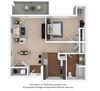 1x1_7_728sf 1x1_7_728sf floor plan at The District, Colorado, 80222