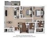 2x2_23E_966sf 2x2_23E_966sf floor plan at The District, Denver, Colorado