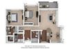 2x2_6A_1072sf floor plan 2x2_6A_1072sf floor plan at The District, CO, 80222