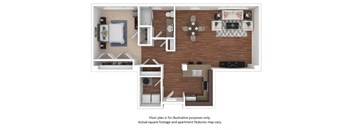 44 Floor Plan at The District, Denver, CO