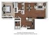 44 Floor Plan 44 Floor Plan at The District, Denver, CO