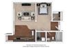 Studio_9A_1087sf Studio_9A_1087sf floor plan at The District, Denver, CO