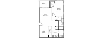 A2 Floor Plan at The Winston by Windsor, Pembroke Pines, FL