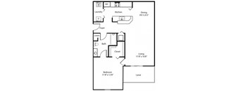 A3 Floor Plan at The Winston by Windsor, Pembroke Pines, 33025
