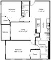 B2 Floor Plan B2 Floor Plan at The Winston by Windsor, Florida