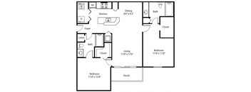 B3 Floor Plan at The Winston by Windsor, Florida, 33025