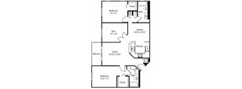 B4 Floor Plan at The Winston by Windsor, Pembroke Pines, FL, 33025