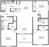C1 Floor Plan C1 Floor Plan at The Winston by Windsor, Pembroke Pines, FL