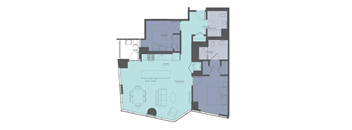 Floor Plan at Moment, Chicago, IL 60611