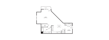 Floor plan at Dublin Station by Windsor, Dublin, CA, 94568