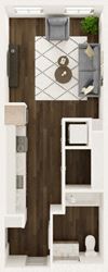 Bluff Floor Plan Bluff Floor Plan at Uplund at Totem Lake by Windsor, Kirkland, WA 98034