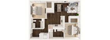 Boulder Floor Plan at Uplund at Totem Lake by Windsor, Kirkland, WA 98034