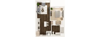 Brink Floor Plan at Uplund at Totem Lake by Windsor, Kirkland, WA 98034