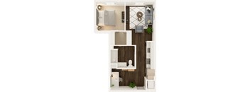 Butte Floor Plan at Uplund at Totem Lake by Windsor, Kirkland, WA 98034