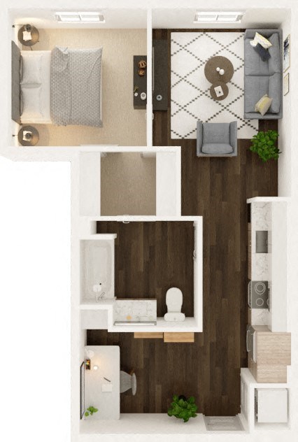 Butte Floor Plan at Uplund at Totem Lake by Windsor, Kirkland, WA 98034