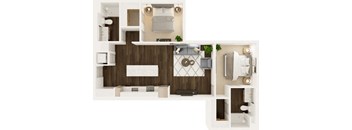 Cliffside Floor Plan at Uplund at Totem Lake by Windsor, Kirkland, WA 98034