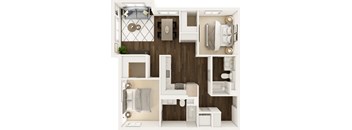 Highlands Floor Plan at Uplund at Totem Lake by Windsor, Kirkland, WA 98034