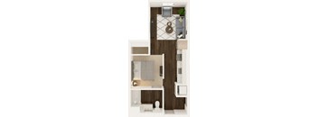 Little Si Floor Plan at Uplund at Totem Lake by Windsor, Kirkland, WA 98034