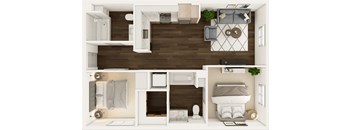 Passage Floor Plan at Uplund at Totem Lake by Windsor, Kirkland, WA 98034