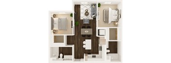 Summit Floor Plan at Uplund at Totem Lake by Windsor, Kirkland, WA 98034