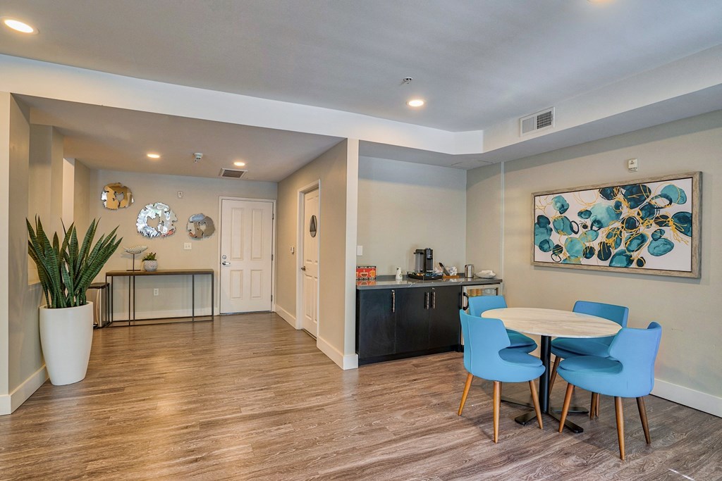 Complimentary coffee station at Villa Montanaro, 94523