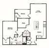 A6 1 Bedroom 1 Bathroom Floor Plan A6 1 Bedroom 1 Bathroom Floor Plan at Windsor Castle Hills, Carrollton, TX