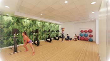 Fully-Equipped Fitness Center at Waterside Place by Windsor, Boston, MA - Photo Gallery 28
