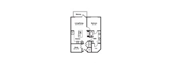 A20 web floor plan at Windsor Fitzhugh, Dallas, TX