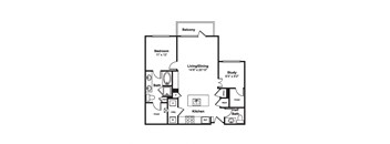 A24 web floor plan at Windsor Fitzhugh, 4926 Mission Avenue, Dallas