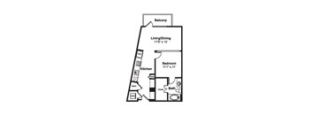 S4 web floor plan at Windsor Fitzhugh, TX, 75206